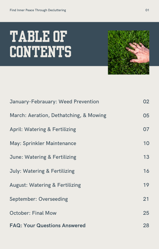 The Green Grass Playbook