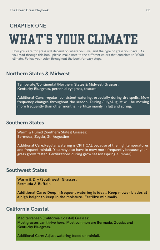 The Green Grass Playbook