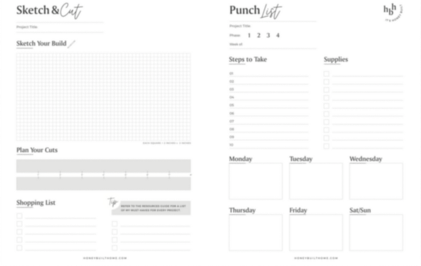 Project Planner LITE - Download & Print version